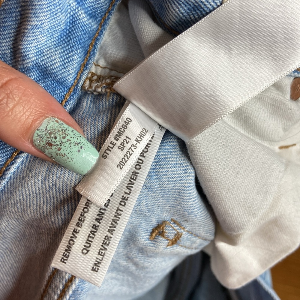 NWOT Madewell Relaxed Denim Shorts. Size 26 - Picture 12 of 13